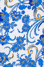 Load image into Gallery viewer, Sunseeker Sicily Long Sleeve Mastectomy Rashie (Blue/White)
