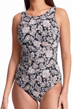 Load image into Gallery viewer, Sunseeker Priya Ring Mastectomy One Piece - Black
