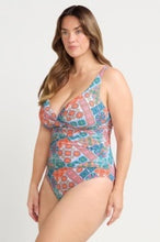 Load image into Gallery viewer, Artesands Corazonita Delacroix Cross Over One Piece Swimsuit (Multi)
