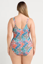 Load image into Gallery viewer, Artesands Corazonita Delacroix Cross Over One Piece Swimsuit (Multi)
