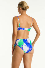 Load image into Gallery viewer, Sea Level Sublime Twist Bandeau Bikini Top - Cobalt
