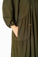 Load image into Gallery viewer, BOHO MATA MIDI DRESS (KHAKI)
