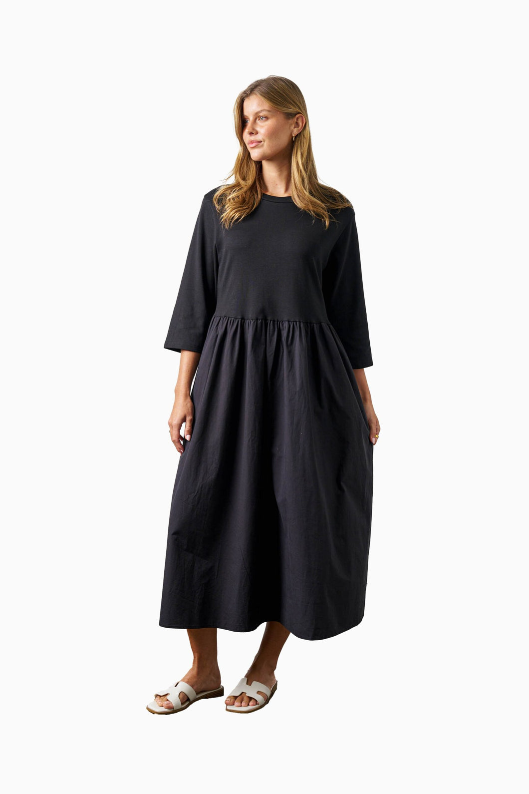 BOHO BELTRAN DRESS (BLACK)