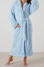 Baksana Manor Robe, WHITE, NIGHT SKY, TURF GREEN, SAXONY BLUE, LIGHT BLUE, BLUSH, RED