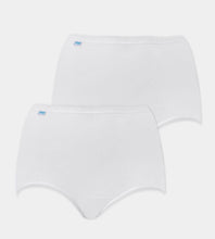 Load image into Gallery viewer, Triumph Sloggi Maxi 2 Pack   BLACK , FRESH POWDER, WHITE
