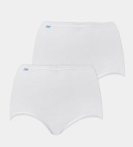Triumph Sloggi Maxi 2 Pack   BLACK , FRESH POWDER, WHITE