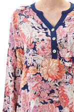 Load image into Gallery viewer, Givoni - Kiara Nightshirt Navy/Orange

