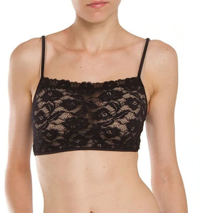 Arianne Pikabu Lace Crop Top Bralette  (White) (Black)