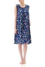 Load image into Gallery viewer, Givoni Macy Sleeveless Nightie (Royal)
