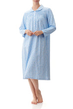 Load image into Gallery viewer, Givoni  9FL98W  Wren Blue Floral mid length  Nightie
