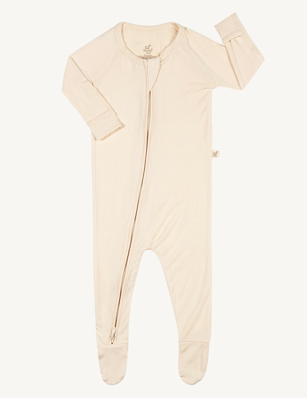 Boody Baby Long Sleeve Onesies    (Chalk) (Rose) (Grey Marle) (Sky)