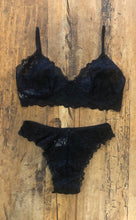 Load image into Gallery viewer, Essence Lace Bralette (Black)- NZ Made
