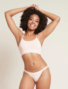 Boody Lyolyte Racerback Bra ( Storm, Powder Pink)