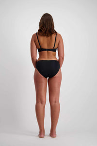 Moontide M7122CN Contours High Rise Swim Pant  ( Black )