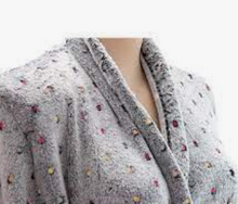 Load image into Gallery viewer, Essence Jacquard Spot Dressing Gown
