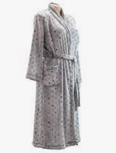 Essence Jacquard Spot Dressing Gown