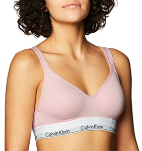 Calvin Klein Modern Cotton Lightly Lined Bralette (Pale Pink)