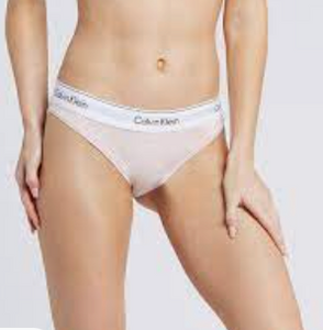 Calvin Klein Modern Cotton Bikini Pant (White) (Pale Pink)