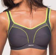 Load image into Gallery viewer, Triumph Triaction Sports Bra (Black/Silver) (Black/Purple) (Grey/Green)
