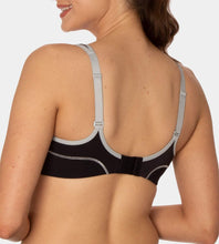 Load image into Gallery viewer, Triumph Triaction Sports Bra (Black/Silver) (Black/Purple) (Grey/Green)

