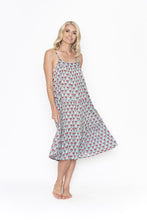 Load image into Gallery viewer, Victoria&#39;s Dream Charvi Tiered Cotton Nightie (Blue) (Mint)
