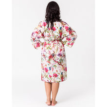 Load image into Gallery viewer, Floressents Kimono&#39;s Multi Floral (Aqua , White, Black, Turquoise)
