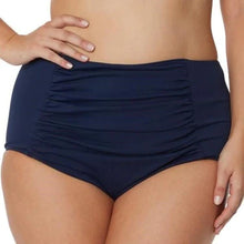 Load image into Gallery viewer, Genevieve Chlorine Resistant Tummy Control Swim Pants (Navy)

