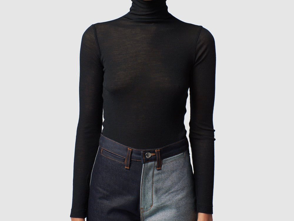 Zenza Merino Roll Neck Top (NZ Made)