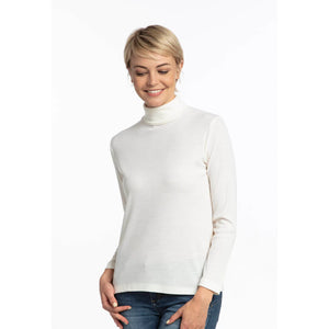 Zenza Merino Roll Neck Top NZ Made (Black) (Winter) (Navy) (Merlot)