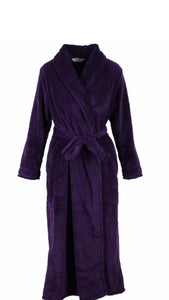 Givoni long wrap winter gown (grape)
