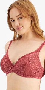 Berlei Barely There Lace Bra (Copper Rouge)