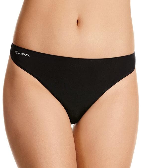 Jockey Woman NPLP Tactel G-String  (Black, Nude)