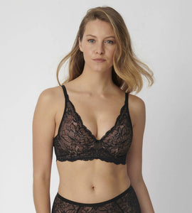 Triumph Amourette Charm N03  Wirefree Bra  (Black) (Cream)