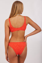 Load image into Gallery viewer, Piha Gelato Sporty Bralette (Flame) (Peacock)
