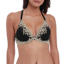 Load image into Gallery viewer, Wacoal Embrace Lace Plunge Underwire Bra  -  Black / Ivory
